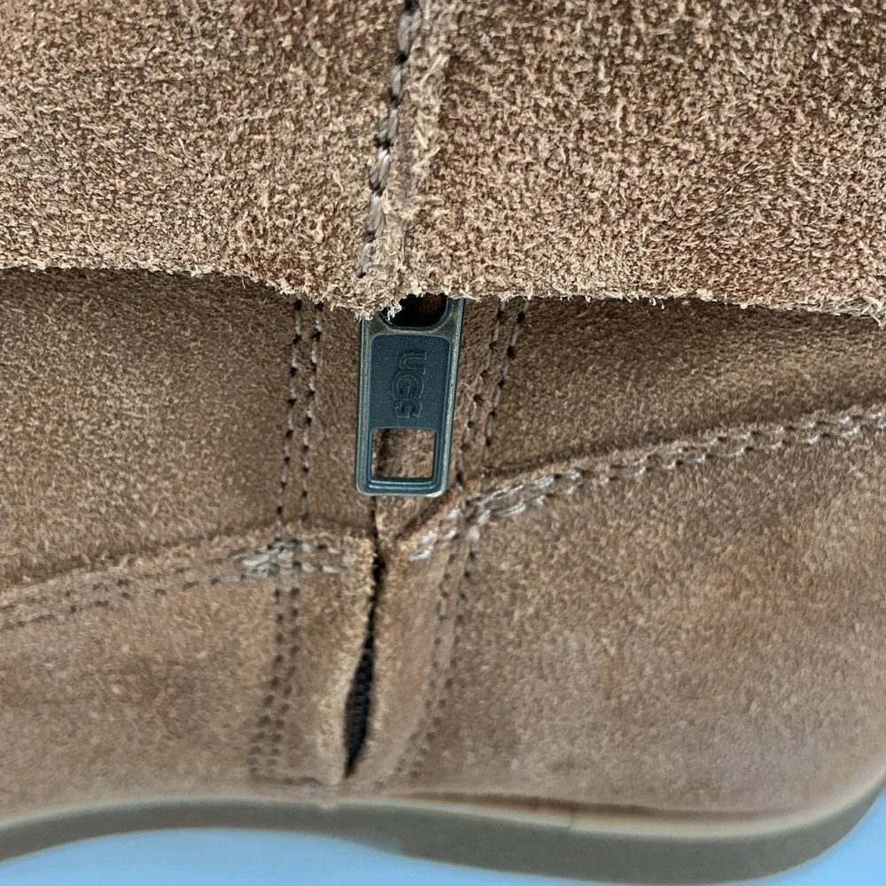 UGG Women’s Josefene Cuff Tan Suede Boots